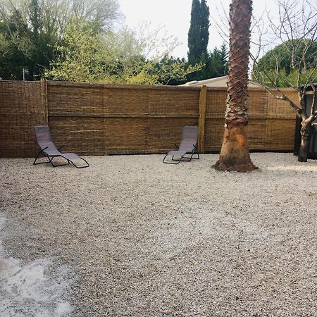 Mobil-Home Avec Grand Jardin Sérignan Exterior foto